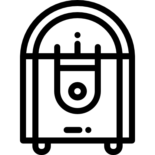 tocadiscos tragamonedas icono gratis