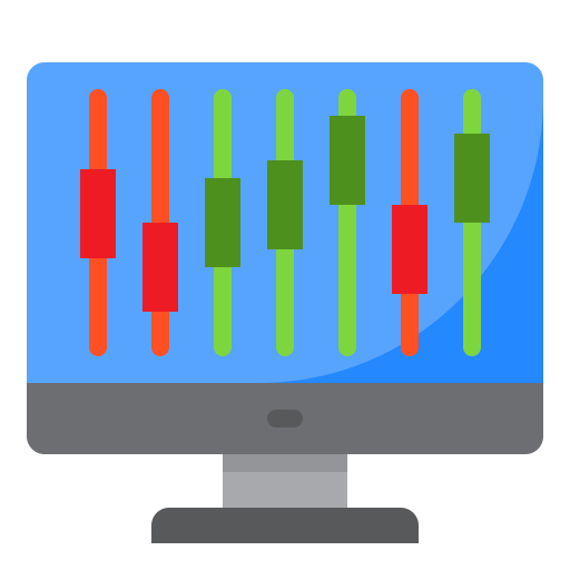 gráfico de barras icono gratis