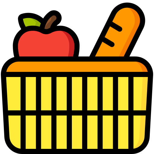 Picnic basket Basic Miscellany Lineal Color icon