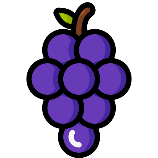 uvas icono gratis