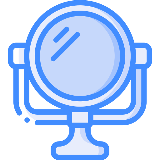 Mirror Basic Miscellany Blue icon