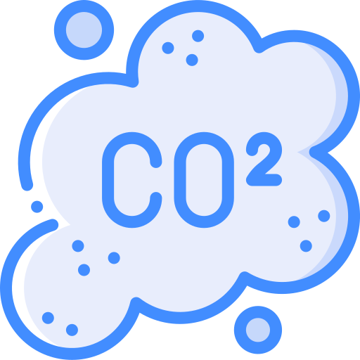 nube de co2 icono gratis