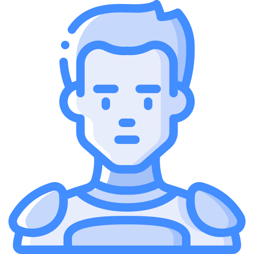 Man Basic Miscellany Blue icon