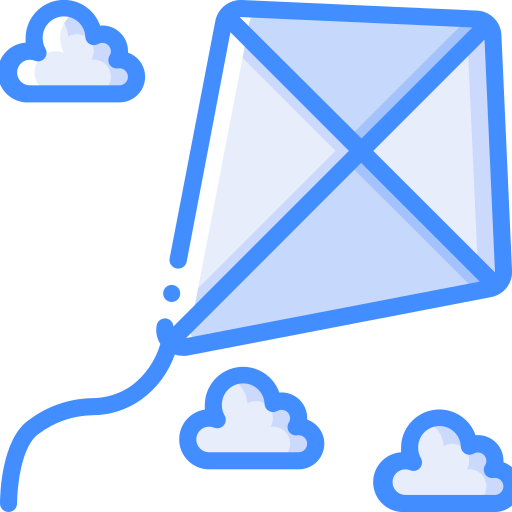 Kite Basic Miscellany Blue icon