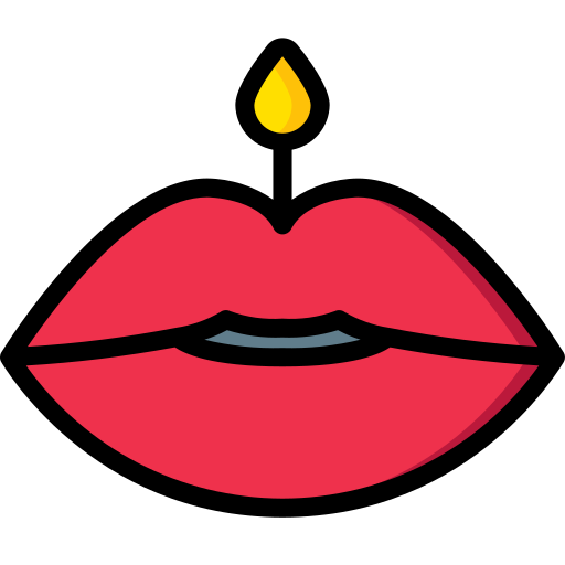 labios icono gratis