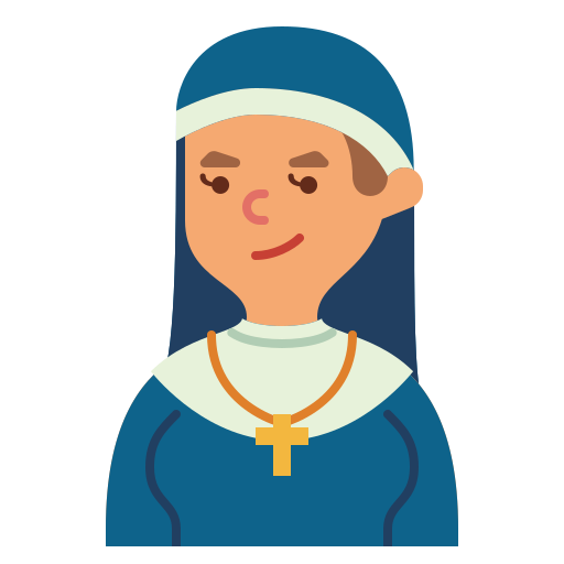 Nun free icon