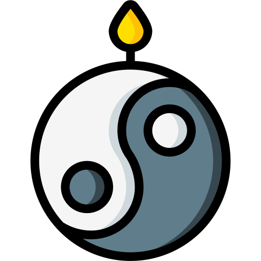 yin yang icono gratis