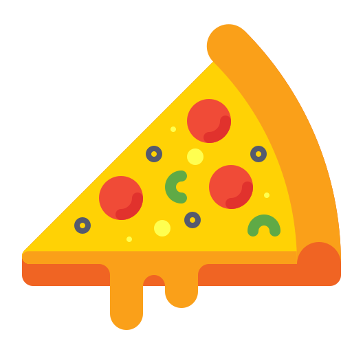 rebanadas de pizza icono gratis