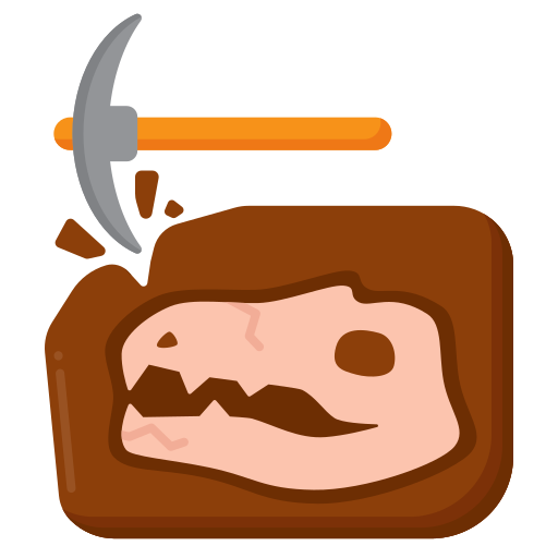 arqueología icono gratis