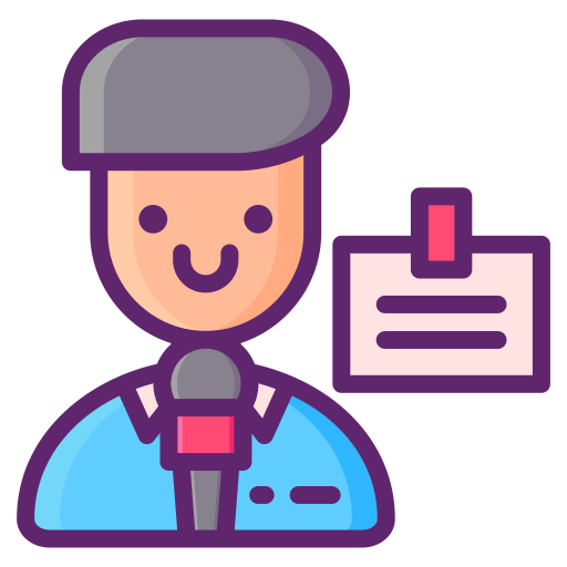 el periodista icono gratis