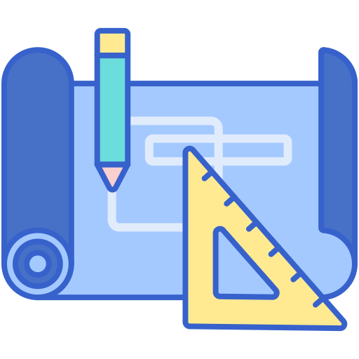 Blueprint Flaticons Lineal Color Icon