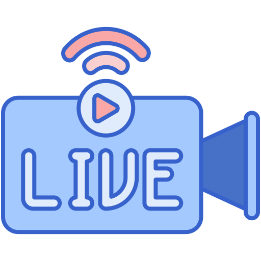 Live Stream - Free Icon