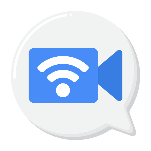 Video chat free icon