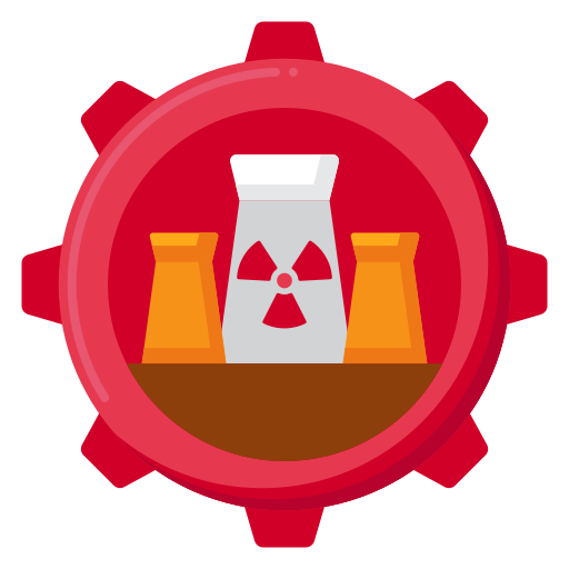 planta nuclear icono gratis