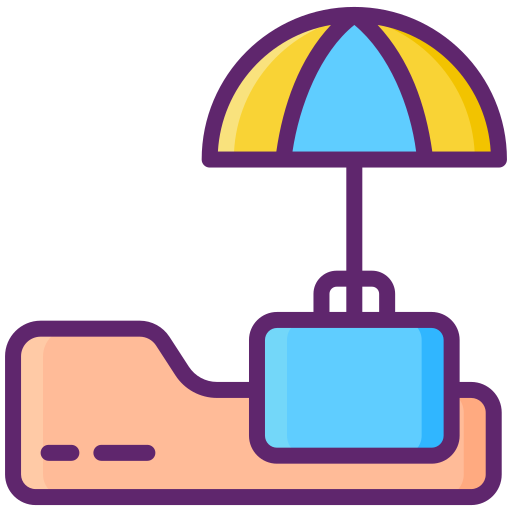 Отпуск бесплатно иконка