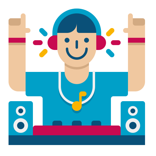 Ди-джей бесплатно иконка