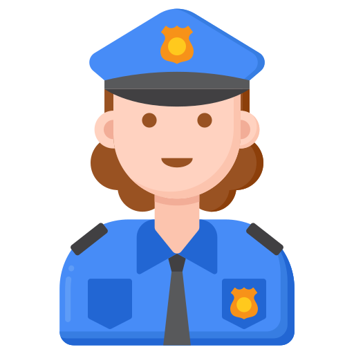 oficial de policía icono gratis