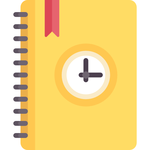 agenda icono gratis