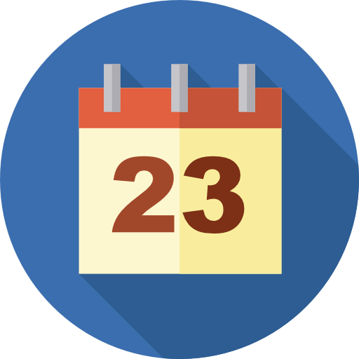 calendário grátis ícone