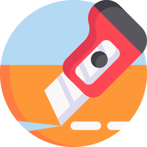 cortador icono gratis