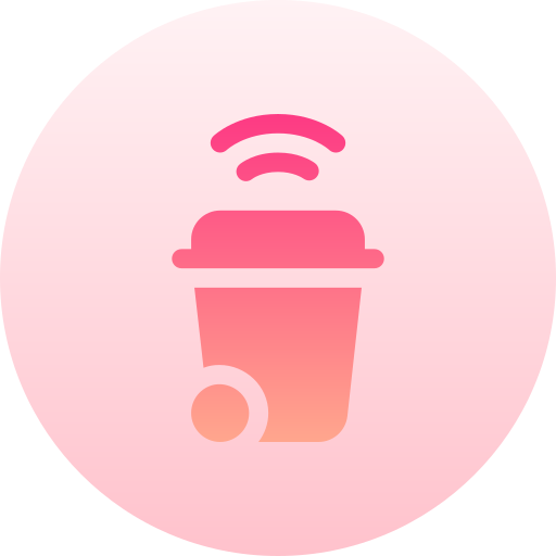 Bin Basic Gradient Circular icon