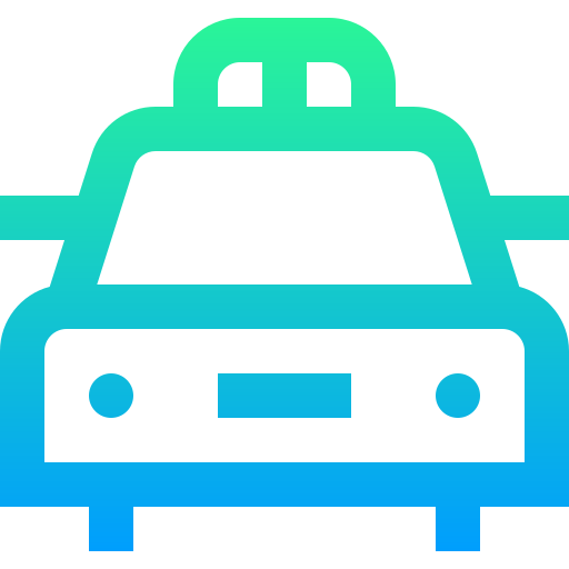 coche de policía icono gratis