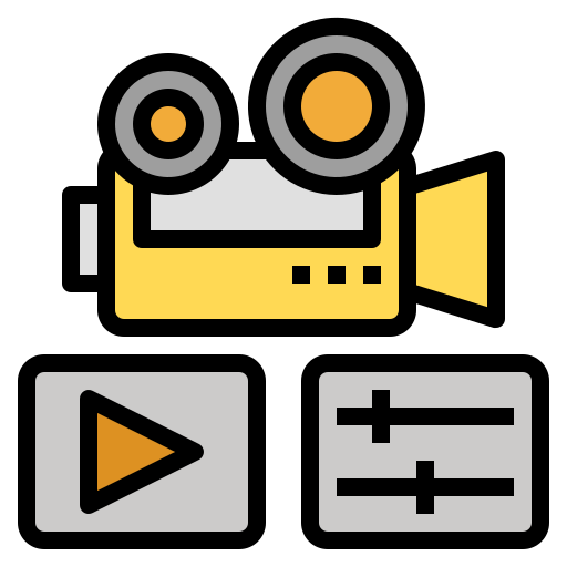 montage vidéo Icône gratuit montage vidéo Icône gratuit
