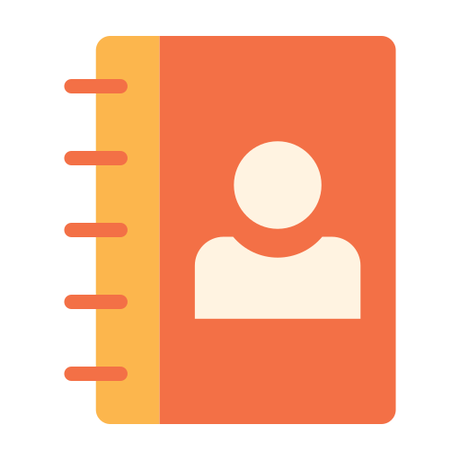 directorio telefónico icono gratis