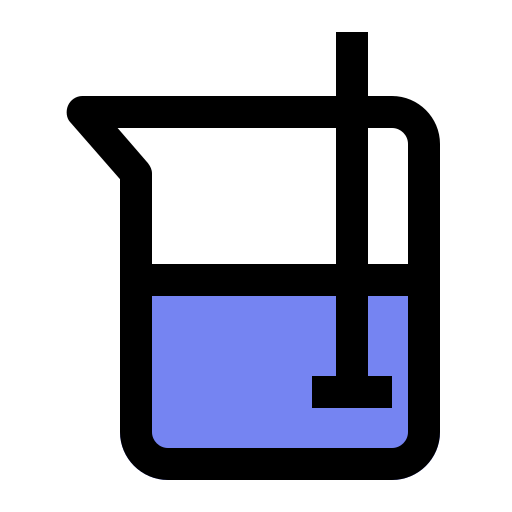 Beaker Generic Outline Color icon