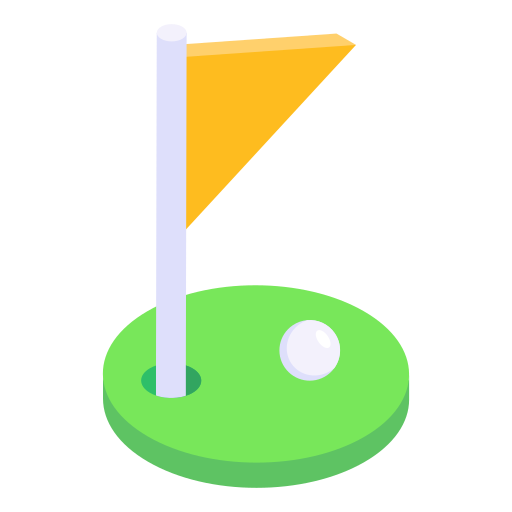 Golf flag Generic Isometric icon