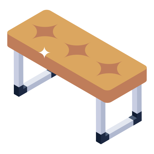 Bench Press Generic Isometric Icon