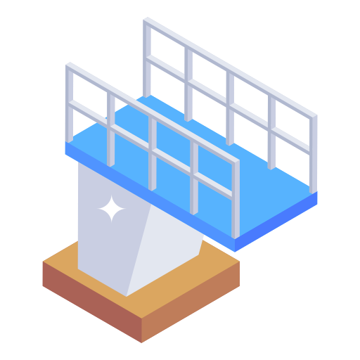Diving board free icon Diving board free icon