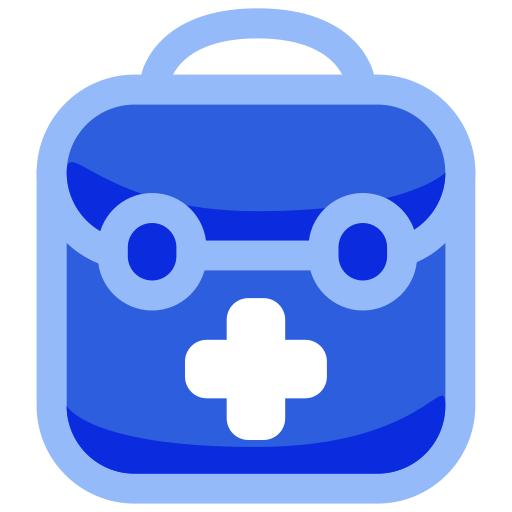 caja médica icono gratis