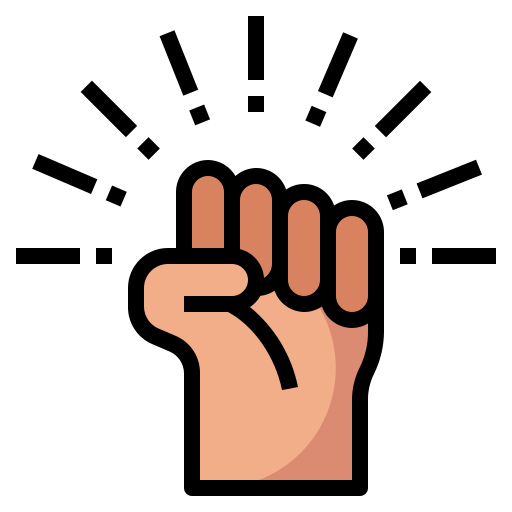 Fist Generic Outline Color icon