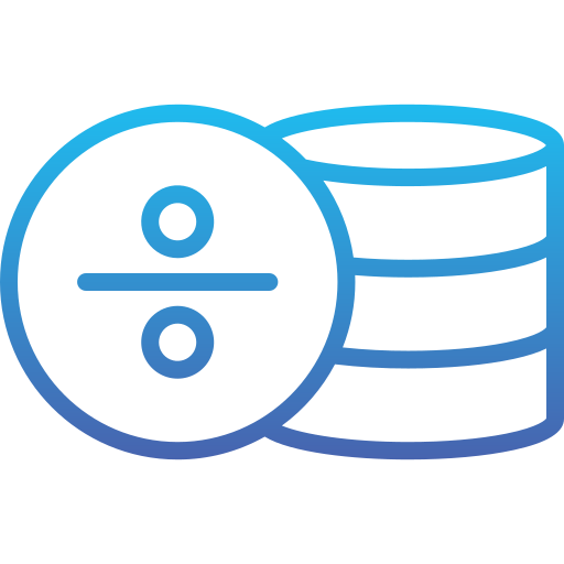 división icono gratis