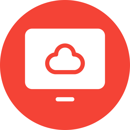 computación en la nube icono gratis