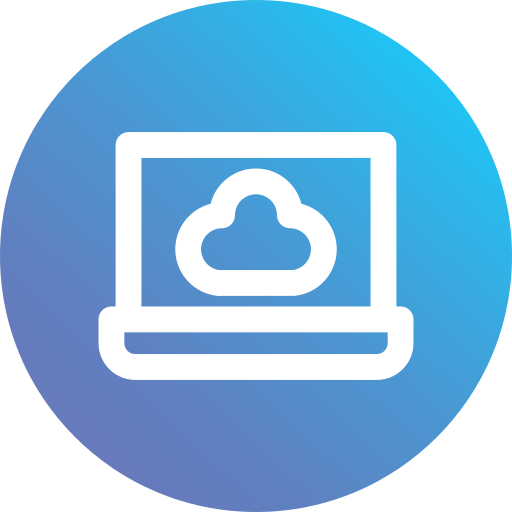 computación en la nube icono gratis