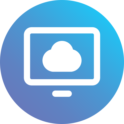 computación en la nube icono gratis