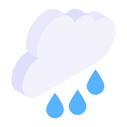 Raining Generic Isometric icon