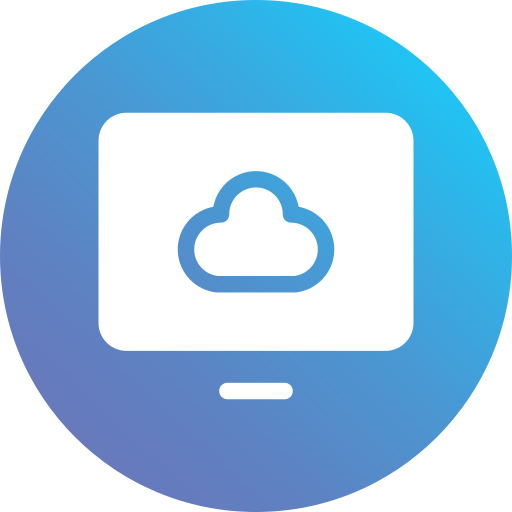 computación en la nube icono gratis