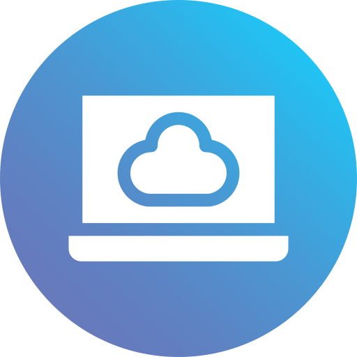 computación en la nube icono gratis