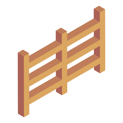 Fence free icon Fence free icon