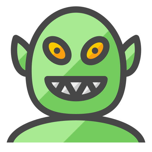 Goblin Generic Outline Color icon