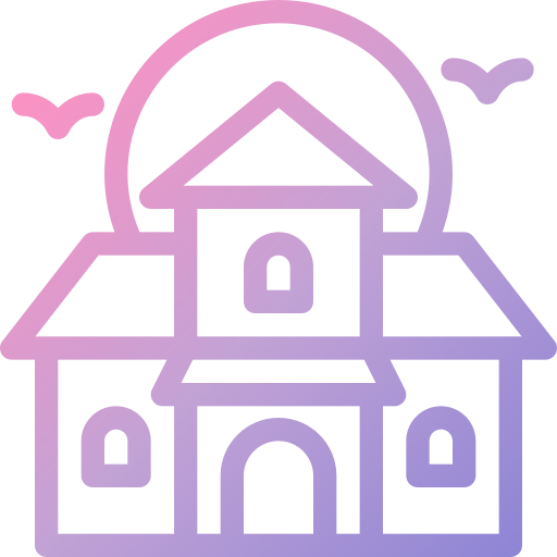 maison hantée Icône gratuit maison hantée Icône gratuit