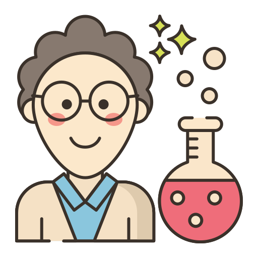 Scientist Flaticons Lineal Color icon