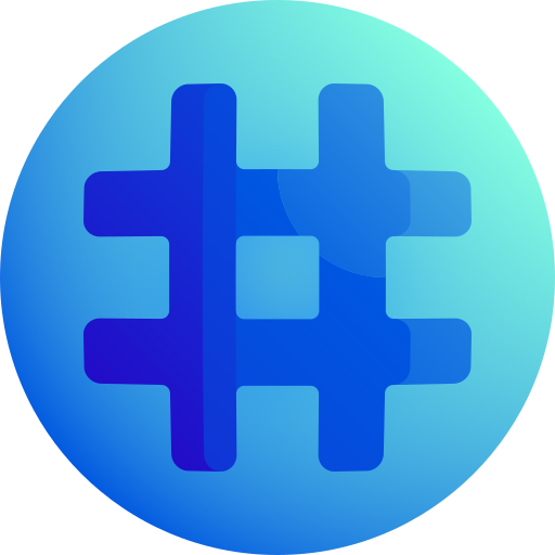 Hashtag - Free social media icons