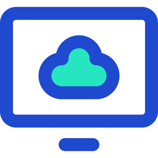 computación en la nube icono gratis