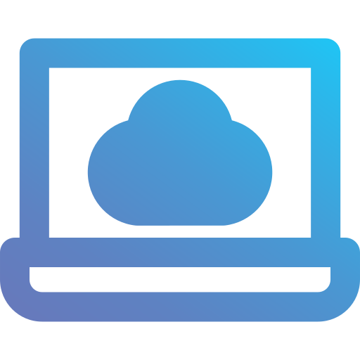 computación en la nube icono gratis