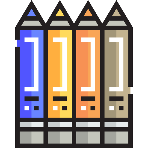 Crayons free icon Crayons free icon