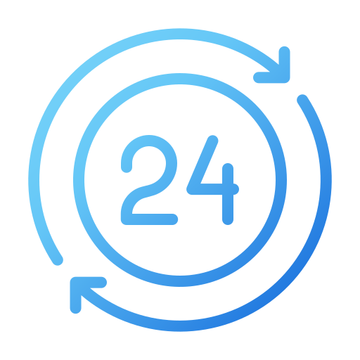 24 hours free icon